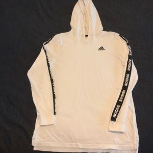 adidas Shirts & Tops - Adidas T-shirt Hoodie adidas Shirts & Tops - Adidas T-shirt Hoodie